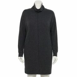 Plus Size Sonoma Goods For Life® Cowlneck Dolman Sleeve Dress Plum -Sonoma Goods For Life shop unnamed file 9436