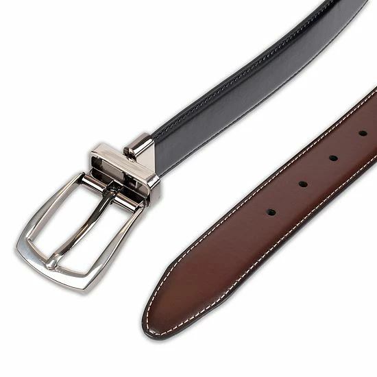 Men's Sonoma Goods For Life® Reversible Dress Belt Black Tan Reversible 6 Men's Sonoma Goods For Life® Reversible Dress Belt Black Tan Reversible - Image 4