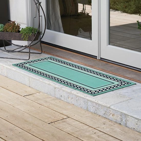 Sonoma Goods For Life® Framed Border Indoor Outdoor Rug Red 9 Sonoma Goods For Life® Framed Border Indoor Outdoor Rug Red - Image 7