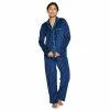 Petite Sonoma Goods For Life® Velour Long Sleeve Pajama Shirt & Pajama Pants Sleep Set Navy Fairisle -Sonoma Goods For Life shop unnamed file 9532