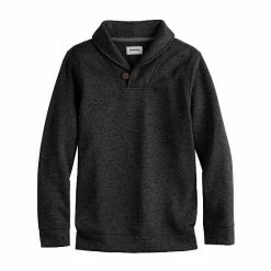 Boys 8-20 Sonoma Goods For Life® Shawl Neck Sweater In Regular & Husky Burgundy -Sonoma Goods For Life shop unnamed file 958