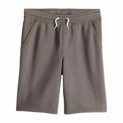 Kids 8-20 Sonoma Goods For Life® Supersoft Fleece Shorts In Regular & Husky Gray