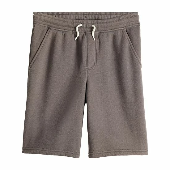 Kids 8-20 Sonoma Goods For Life® Supersoft Fleece Shorts In Regular & Husky Gray 6 Kids 8-20 Sonoma Goods For Life® Supersoft Fleece Shorts In Regular & Husky Gray - Image 4