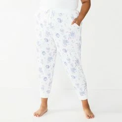 Plus Size Sonoma Goods For Life® Essential Banded Bottom Pajama Pants Purple Dye -Sonoma Goods For Life shop unnamed file 9605