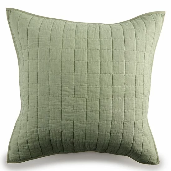 Sonoma Goods For Life® Linen Cotton Euro Sham Dusty Plum 4 Sonoma Goods For Life® Linen Cotton Euro Sham Dusty Plum - Image 2