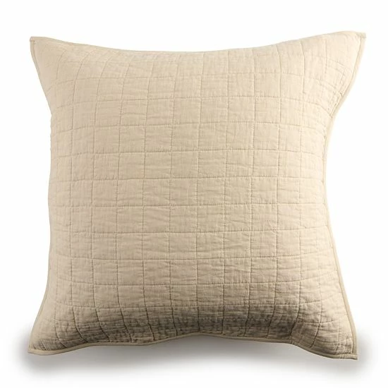 Sonoma Goods For Life® Linen Cotton Euro Sham Dusty Plum 5 Sonoma Goods For Life® Linen Cotton Euro Sham Dusty Plum - Image 3