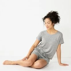 Women's Sonoma Goods For Life® Essential Pajama Shorts Dark Silver Heather 13 Women's Sonoma Goods For Life® Essential Pajama Shorts Dark Silver Heather -Sonoma Goods For Life shop unnamed file 9620