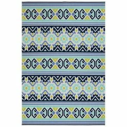 Sonoma Goods For Life® Global Stripe Indoor Outdoor Rug Blue