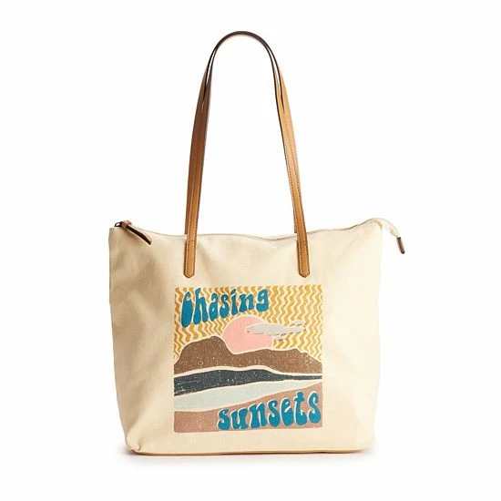 Sonoma Goods For Life® Canvas Tote Bag Bird Zebra 3 Sonoma Goods For Life® Canvas Tote Bag Bird Zebra