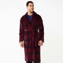 Men's Sonoma Goods For Life® Plush Robe Carbon Copy -Sonoma Goods For Life shop unnamed file 972