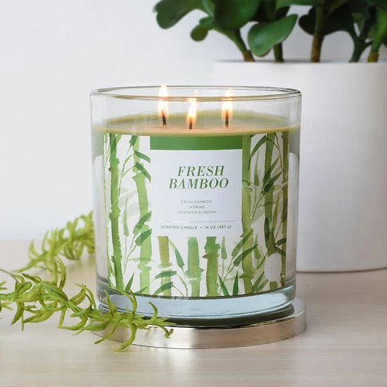 Sonoma Goods For Life® Fresh Bamboo 14-oz. Candle Jar 4 Sonoma Goods For Life® Fresh Bamboo 14-oz. Candle Jar - Image 2