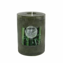 Sonoma Goods For Life® Fresh Bamboo 4" X 3" Pillar Candle