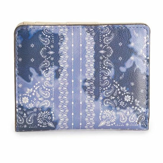 Sonoma Goods For Life® Bokeh RFID-Blocking Mini Bifold Wallet Blue Tie Dye Print 7 Sonoma Goods For Life® Bokeh RFID-Blocking Mini Bifold Wallet Blue Tie Dye Print - Image 5