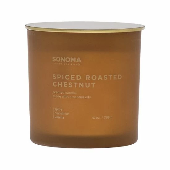 Sonoma Goods For Life® Spiced Roasted Chestnuts 13-oz. Candle Jar 3 Sonoma Goods For Life® Spiced Roasted Chestnuts 13-oz. Candle Jar