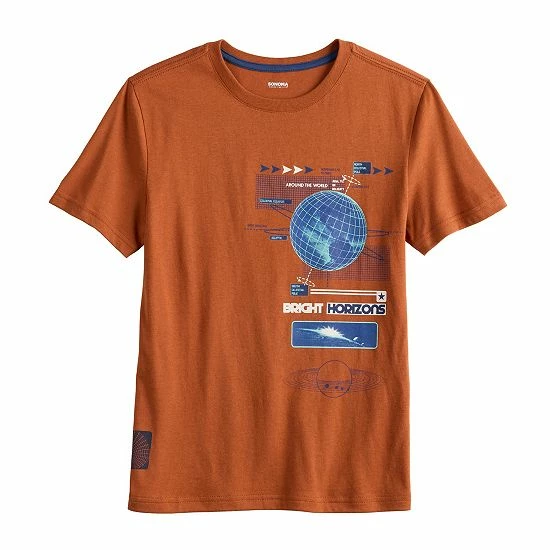 Kids 8-20 Sonoma Goods For Life® Everday Graphic Tee In Regular & Husky Mountain Bike Red 9 Kids 8-20 Sonoma Goods For Life® Everday Graphic Tee In Regular & Husky Mountain Bike Red - Image 7