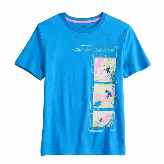 Kids 8-20 Sonoma Goods For Life® Everday Graphic Tee In Regular & Husky Mountain Bike Red 10 Kids 8-20 Sonoma Goods For Life® Everday Graphic Tee In Regular & Husky Mountain Bike Red - Image 8