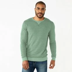 Men's Sonoma Goods For Life® Double Knit Crewneck Light Blue -Sonoma Goods For Life shop unnamed file 992