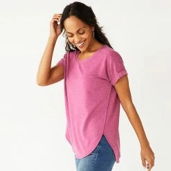 Women's Sonoma Goods For Life® Supersoft Dolman Tunic Raspberry 25 Women's Sonoma Goods For Life® Supersoft Dolman Tunic Raspberry -Sonoma Goods For Life shop unnamed file 9922