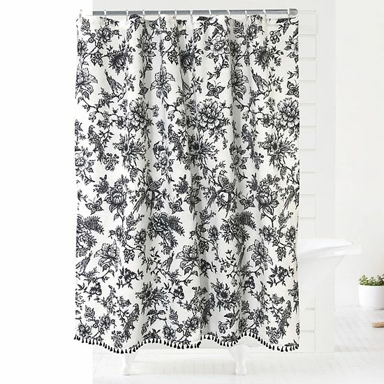Sonoma Goods For Life® Harrison Floral Print Shower Curtain 4 Sonoma Goods For Life® Harrison Floral Print Shower Curtain - Image 2