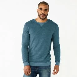 Men's Sonoma Goods For Life® Double Knit Crewneck Light Blue -Sonoma Goods For Life shop unnamed file 998