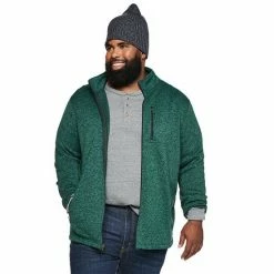 Big & Tall Sonoma Goods For Life® Supersoft Sweater Fleece Zip Jacket Blue -Sonoma Goods For Life shop unnamed file 9990