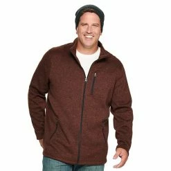 Big & Tall Sonoma Goods For Life® Supersoft Sweater Fleece Zip Jacket Blue -Sonoma Goods For Life shop unnamed file 9994