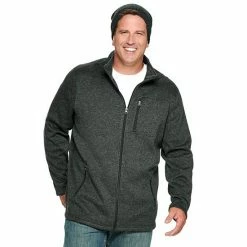 Big & Tall Sonoma Goods For Life® Supersoft Sweater Fleece Zip Jacket Blue -Sonoma Goods For Life shop unnamed file 9995