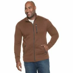 Big & Tall Sonoma Goods For Life® Supersoft Sweater Fleece Zip Jacket Blue -Sonoma Goods For Life shop unnamed file 9996