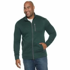 Big & Tall Sonoma Goods For Life® Supersoft Sweater Fleece Zip Jacket Blue -Sonoma Goods For Life shop unnamed file 9997